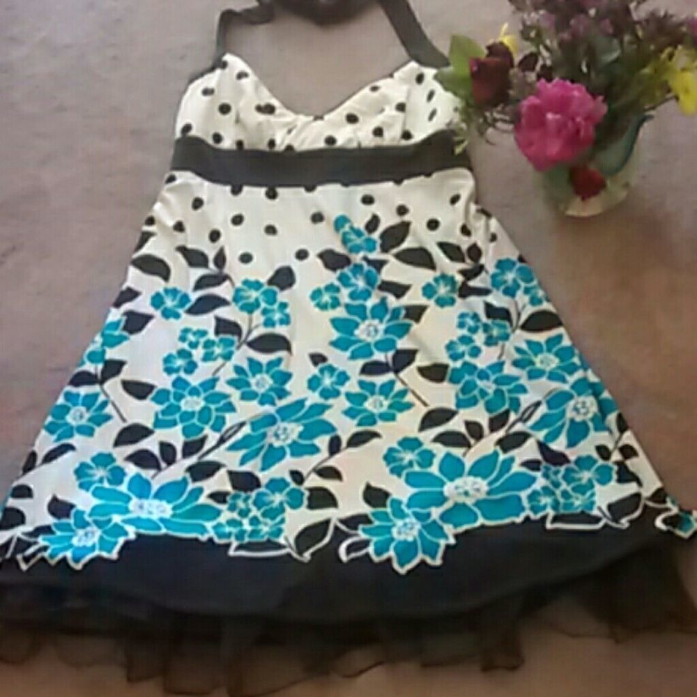 City Triangles Halter Dress
